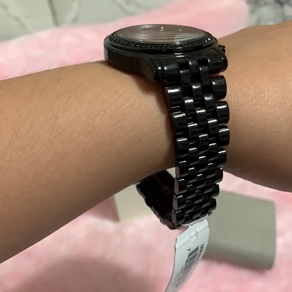 MK Baisley Chronograph Black Dial Black Watch
